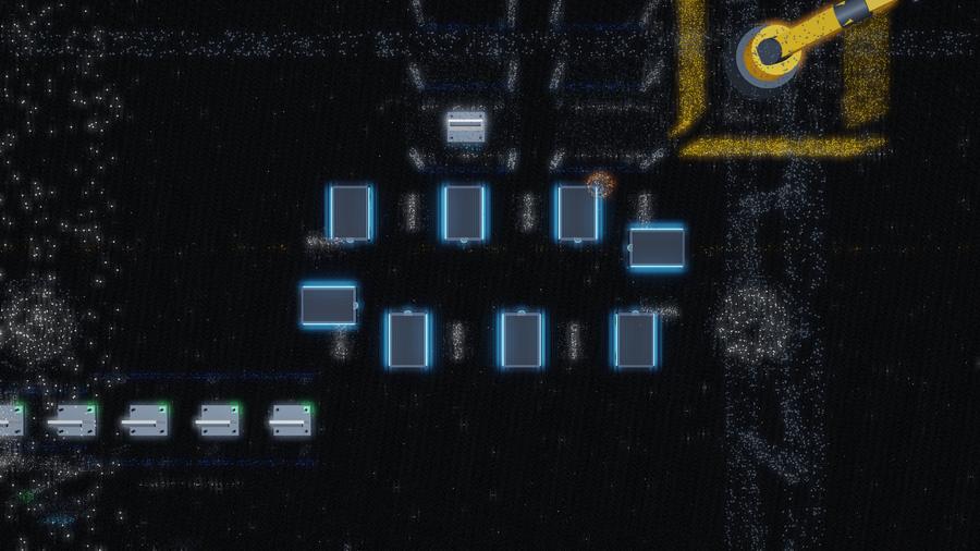 Plan view of the AMR loop over the scanned floor